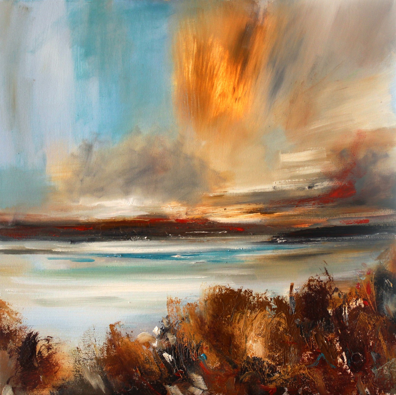 'Light on the horizon' by artist Rosanne Barr